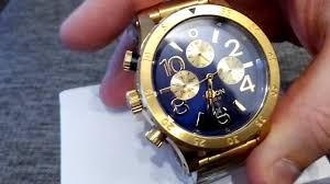 Balance of payments deficits, ended the system of fixed exchange rates that had been established at the bretton woods conference of 1944. Nixon 48 20 Chrono Gold Blue Sunray Youtube