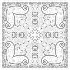 Page for relax and meditation. Squared Complex Mandala Coloring Page Very Difficult Mandalas For Adults 100 Mandalas Zen Anti Stress