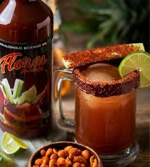Make the michelada mix by combining all mix ingredients into a large glass or jar: Home Flores Micheladas And Chamoy