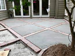 Patio Brick Patterns Buildingdesign Homedesign Architecture Home Design Housedesignidea Private Concrete Patio Designs Concrete Backyard Patio Stones