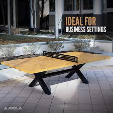 Https Smile Amazon Com Joola Berkshire Outdoor Table Tennis Dp B07xv1j5cf Ref Sr 1 1 Sspa Cr Outdoor Table Tennis Table Backyard Table Rustic Farmhouse Table