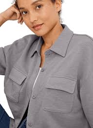 Jockey Women's French Terry Button Up