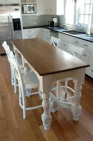 35 Diy Farmhouse Table Plans To Give A Rustic Feel Rhino S Blog Kitchen Island Table Small Kitchen Tables Narrow Kitchen Island
