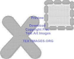 Eraser Icon Symbol Erase Ascii Art Text Image Symbols