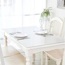 Table pads, dining table extenders etc. Etechmart 36 X 60 Inches Clear Pvc Table Top Protector 2mm Thick Wipeable Waterproof Desk Pad Heat Resistant Rectangular Table Cover For Dining Room Table Pricepulse