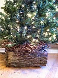 Christmas Tree Skirt Alternative Made From Rustic Wood No More Cats Mistaking Tree Skirt Christmas Crafts Decorations Christmas Decorations Christmas Holidays