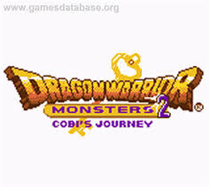 The next game, dragon warrior monsters 2, is the only game to be split into two versions, cobi's journey (ruka's journey in japan) and tara's adventure (iru's adventure in japan), named after the main player characters. Dragon Warrior Monsters 2 Cobi S Journey Nintendo Game Boy Color Artwork Title Screen
