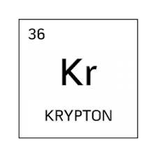 The chemical symbol for krypton is kr. Black And White Element Cell For Krypton Science Fair Projects Science Fair Fair Projects