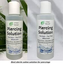 Best Saline Solution For Ear Piercings In 2020 Nose Navel Sterile Spray Piercinghome In 2020 Saline Solution For Piercings Saline Solution Saline