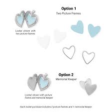 You can then add it to your cart and either have us print and ship the locket prints to you or we can email you the print ready files. Paw Print Heart Memory Keeper Locket Joyeria Lady