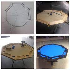 Homemade Poker Table Under 150 Pokertable Octagon Poker Table Diy Poker Table Plans Octagon Poker Table