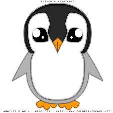 Bird With Big Eyes Cartoon Babyguin Rehatched Kawaii Cute Penguins Super Kawaii