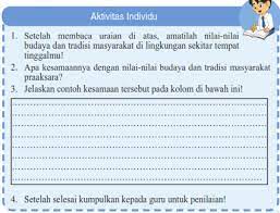 Kunci jawaban ips kelas 7 halaman 16 aktivitas individu bab 1 ilmu edukasi Social Studies Bab 4 Subtema1 Tugas 21 Ips Kls7