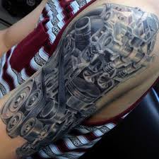 Kira, i think her name was?? Top 47 Mechanical Tattoo Ideas 2021 Inspiration Guide