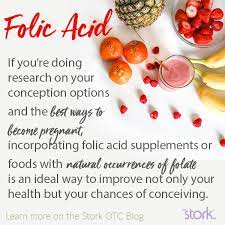 Folic Acid Fertility And Conception The Stork Otc Home Conception Aid