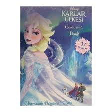 Sevmeyen çocuk yoktur diye düşünüyorum. Frozen Coloring Book Cikartmali Boyama Kitabi 37 Stickers Kitabi