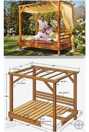 Smooth the cut edges before fitting the. Gardening Gardening Gardening Garten Loren Gusikowski Outdoor Daybed Diy Outdoor Furniture Backyard