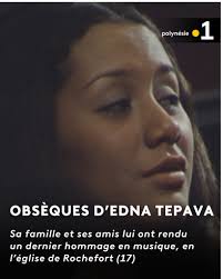 INFOS] #décès #MissTahiti #hommage Ils sont venus lui dire qu'ils  l'aimaient pour toujours  https://la1ere.francetvinfo.fr/polynesie/tahiti/polynesie-francaise/les-obseques-d-edna-tepava-en-metropole-ses-cendres-vont-bientot-rejoindre-le-fenua-1528837.html