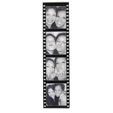Black And White Photo Booth Template Film Photo Strip Magnet Magnetic Strip Fridge Magnets Film Strip