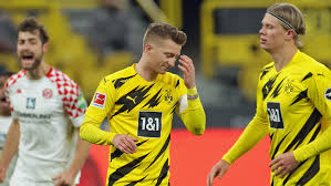 A famous victory in dortmund has put mainz within touching distance of bundesliga survival. Borussia Dortmund Held At Home By Mainz After Marco Reus Penalty Miss Bundesliga