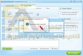 برنامج تحويل الملفات الى Pdf والعكس Wondershare Pdf Converter Pro كامل