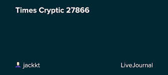 Crossword using words & clues in american english spelling & american cultural references. Times Cryptic 27866