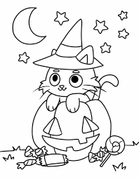 Happy halloween coloring pages free printable. 3 Free Printable Cute Halloween Coloring Pages Freebie Finding Mom