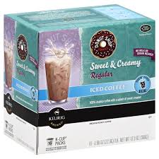 A perfectly balanced light roasted coffee with the smooth and creamy flavor of vanilla. The Original Donut Shop Sweet And Creamy Iced Coffee Pods Medium Roast 16 Count For Keurig Brewers Walmart Com Walmart Com