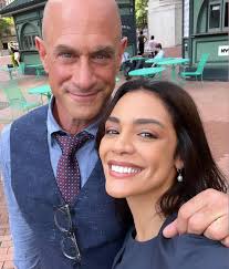 This is your official reminder to smile because The Law & Order Premiere  Event is only ONE week away! 📸: Odelya Halevi, Danielle Moné Truitt,  Mariska Hargitay, Camryn Manheim