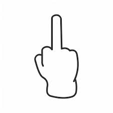 It is a hand gesture made by extending the middle finger of the hand while bending the other fingers at the second knuckle. Bad Gesture Curse Cursing Finger Middle Finger Offensive Gesture Swearing Finger Emoji Icon Download On Iconfinder