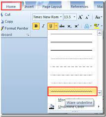 Intermediate this is an intermediate tutorial that shows users how to underline text or spaces in word 2007. How To Change Underline Style In Word 2010
