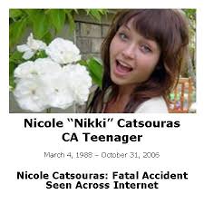 But as the catsouras family was grieving for their daughter, the accident scene photos showing nikki's mutilated body suddenly appeared on the internet. March 2013 Anti Defamation Legacy Law Advocates Adllaw Cadeflaw Initiatives
