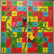 Ladders will take you up but snakes will take you down! Multicolor Snake Ladder Game Rs 48 Dozen A A Slatewala Id 17150768933