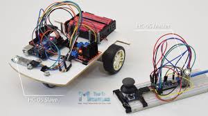 Sen1 is the first sensors.sen2 is the second.led pin is the pin to the rgb led.the seperation between my sensors was 7.5 cms. Arduino Robot Car Wireless Control Using Hc 05 Bluetooth Nrf24l01 And Hc 12 Transceiver Modules Howtomechatronics