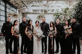 Millwick Wedding Black Bridal Parties Bridal Party Attire Bridal Party