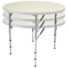 Advantage 5 Ft Round Adjustable Plastic Folding Table Ftd60r Adj Seats 8 Adults Folding Table Round Folding Table Adjustable Height Table