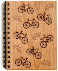 Budd Finn Bicycles Wood Journal This Beautifully Handcrafted Journal Features Bicycle Design Cover That Is Made Of Cuadernos Personalizados Disenos De Unas