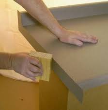 Unfortunately, for one reason or to cut a formica countertop, you will need a circular saw and a metal file as well as a few other tools. Instructions On How To Apply An End Cap To A Laminate Countertop Laminate Countertops Laminate Countertops Diy Installing Laminate Countertops
