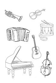 Each printable highlights a word that starts. Musical Instruments Coloring Pages Free Printable Coloring Pages For Kids
