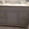 It's a colorful bathroom that still exudes a soft and calm quality. 3