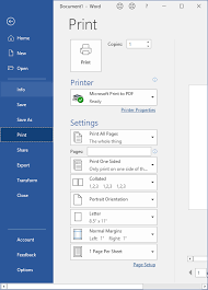 Collating Copies Microsoft Word