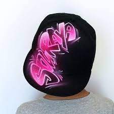 Custom Snapback Hat With Graffiti Name Painted Baseball Cap Painted Hats Snapback Hats Hats