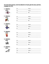 Ir Verbs In French Verbes Ir Present Tense Worksheet 1 Verb Forms Verb Worksheets