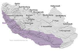 Diese politische karte von harzkarte, harz karte, landkarte, routenplaner, das besondere an unserer karte, sie erhalten gleich. Der Harz Und Seine Regionen Zum Entdecken Und Wandern
