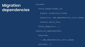 Dependency injection is a way of implementing the dependency inversion principle (dip), which essentially just means that instead of having your class instantiate objects that it depends on (e.g. Introduction To Migration Dependencies In Drupal Understand Drupal