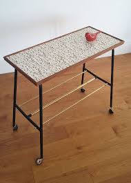 Desserte Vintage Annees 50 Papier Washi Decor Entryway Tables Furniture