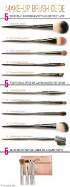 diffe types of makeup brushes
