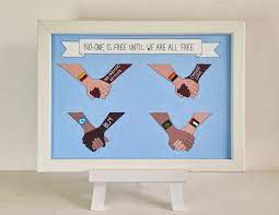No-one is Free Until We Are All Free Fine Art Giclée Print - Etsy UK