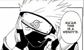 The Legendary Manager Of Wendy S Kakashi Hatake Kakashi Manga Pictures Anime