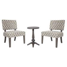 Accent chair refers to many types of chairs. Walker 3 Pc Accent Chair And Table Set Kirklands